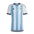 Camisa Seleção da Argentina Três Estrelas Home 22/23 Torcedor Adidas Masculina - Branca e Azul