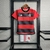 Kit Infantil Flamengo Home Adidas 23/24 - Preto e Vermelho