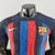 Camisa Barcelona Home 22/23 Jogador Nike Masculina - Azul Marinho, Azul Royal e Vermelho na internet