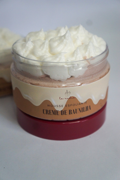 Mousse esfoliante - Creme de Baunilha