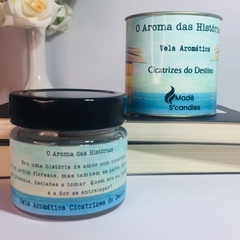 Cicatrizes do Destino - Vela Aromática 100g - Coleção O Aroma das Histórias