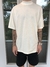 Camiseta oversized piquet off white na internet