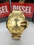 Diesel 10Bar world Pulseira de aço dourado - comprar online