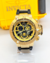 Invicta Noma lll Dourado Fundo Preto - A prova D'Agua - comprar online