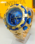 Relógio invicta Thunderbolt Dourado Fundo Azul