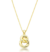 Colar Cartier Com Pingente Infinito Banhado Ouro 18k