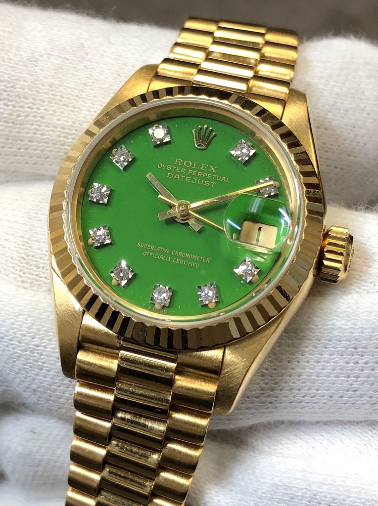 Relógio Rolex Datejust Gold Fundo Dourado