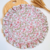 Americano com Babados Viviane Dupla Face Floral e Rosa Antigo - Unidade - Loja Fashion Home