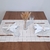 Caminho de Mesa Grid Off White Xadrez Mesa Posta - comprar online