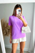 T-shirt Lisa - Roxo neon - comprar online