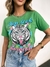 T-shirt You Look Gorgeous - Verde bandeira