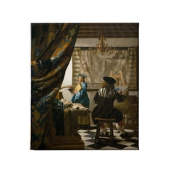 Quadro Decorativo Johannes Vermeer A arte da Pintura