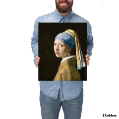 Quadro Decorativo Johannes Vermeer A Garota com Brinco de Pérola - SigmaDecor