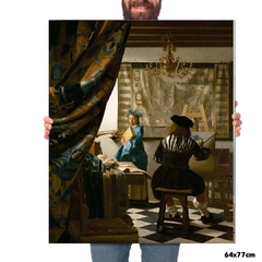 Imagem do Quadro Decorativo Johannes Vermeer A arte da Pintura