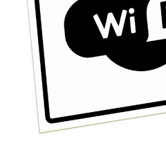 Placa de Sinalização Wifi em Pvc - comprar online