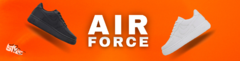 Banner da categoria Linha Air Force