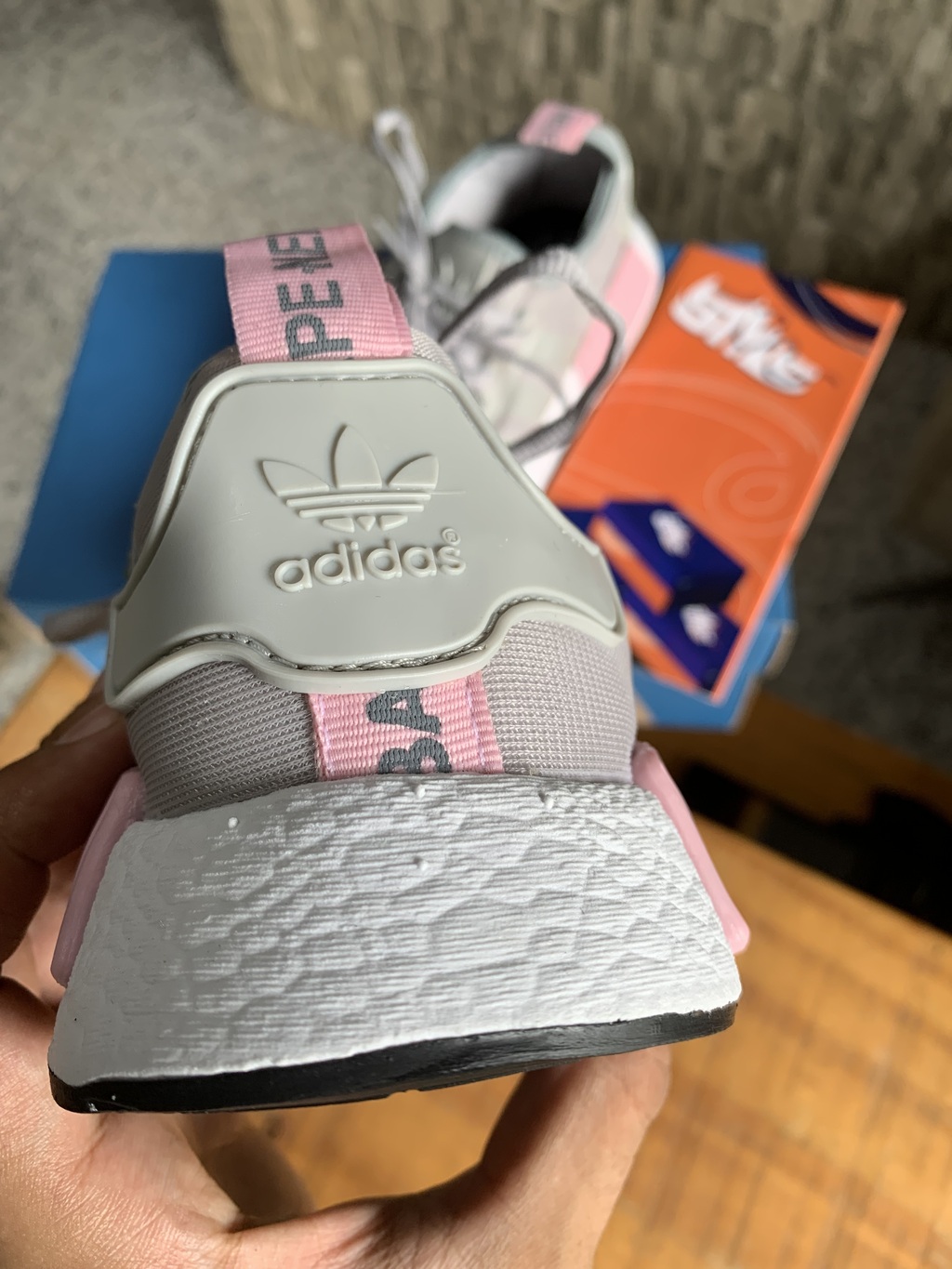 Nmd fashion cinza rosa