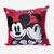 ALMOFADA FIBRA VELUDO 40X40CM MICKEY E MINNIE LOVE