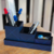 ORGANIZADOR DE MESA SLIM QUADRICULADO - AZUL