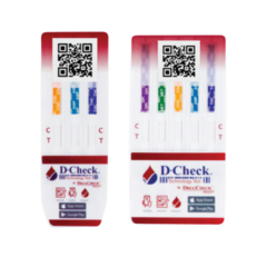ANTIDOPING D-CHECK 5 (AMP-COC-OPI-THC-MET) C/25 TARJETAS - comprar en línea