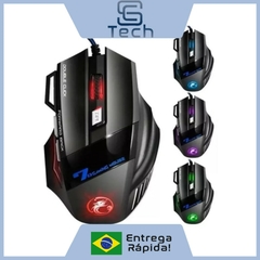 Mouse Gamer X7 Imice Rgb 7 Botões com 1200 Fios-3600 Dpi