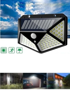 Lehmox - LEY-1563 Luminária Solar Luz Led com Sensor de Presença Automático - comprar online