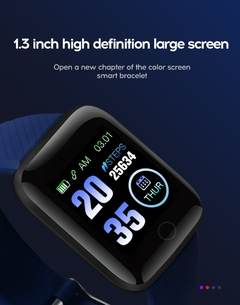 116Plus Smart Bracelet Sports Bracelet D13 Color Screen Bracelet Sports Pedomete - comprar online