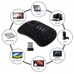 ALFA Mini Teclado Controle Usb Touchpad Smart Tv Box Pc Ps3 Iluminado na internet