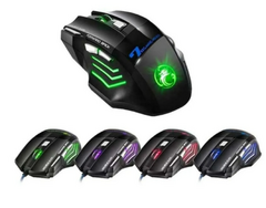 Mouse Gamer X7 Imice Rgb 7 Botões com 1200 Fios-3600 Dpi na internet