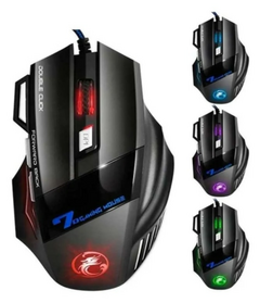 Mouse Gamer X7 Imice Rgb 7 Botões com 1200 Fios-3600 Dpi - KaomaInfo