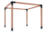 Arma Tu Kit Pergola ALLUSS De 3x3 Mts maderas 3x3" Techo Cochera Galeria en internet