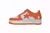 A Bathing Ape Bape Sta Low White Orange