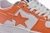 A Bathing Ape Bape Sta Low White Orange - loja online