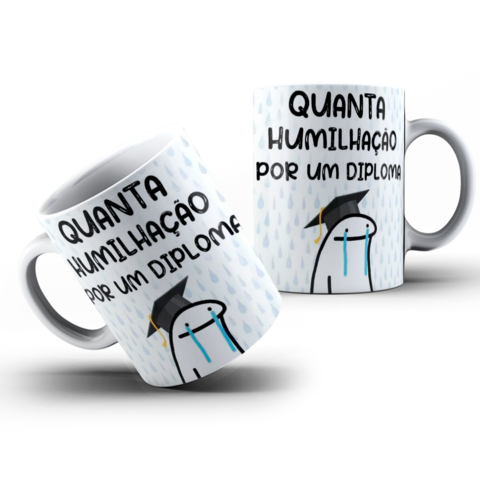 Caneca Florks Meme Se For Pra Sofrer Que Seja Na Academia On em Promoção na  Americanas