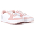 Tênis Feminino Casual Branco e Rosa Estilo e Conforto para o Dia a Dia - KIMEL SHOES