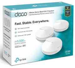 Kit Roteador WiFi Mesh 5 Deco M5, Gigabit Dual-Band AC1300, TP-Link - CX 3 UN