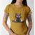 CAMISETA BABY LOOK FUNNY CATS