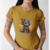 CAMISETA BABY LOOK FUNNY CATS