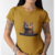 CAMISETA BABY LOOK FUNNY CATS - comprar online