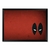 Quadro Deadpool Minimalista Com Vidro