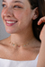 Chocker coracoes coloridos banhado a ouro 18k