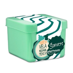 Vela Beijável Gelada Sorvete - Menta - comprar online