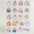 Adesivos de Cartela Gatinho ou Molang Kimo Kawaii - comprar online