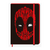 Caderneta A5 Deadpool, 96 Folhas Pautadas