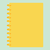 Caderno de Discos Candy Color - Tam G Rosa, Azul ou Amarelo