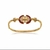 BRACELETE DOURADO DE ZIRCONIA BANHO EM OURO 18K