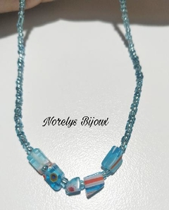 chokers miçangas - Norelys Bijoux