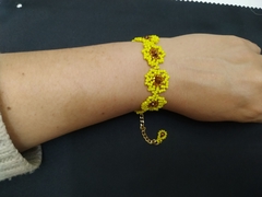 pulseira girassol - comprar online