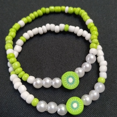 pulseira de frutilhas kiwi