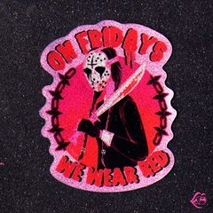 Sticker Glitter Mate - Wednesday The 13th